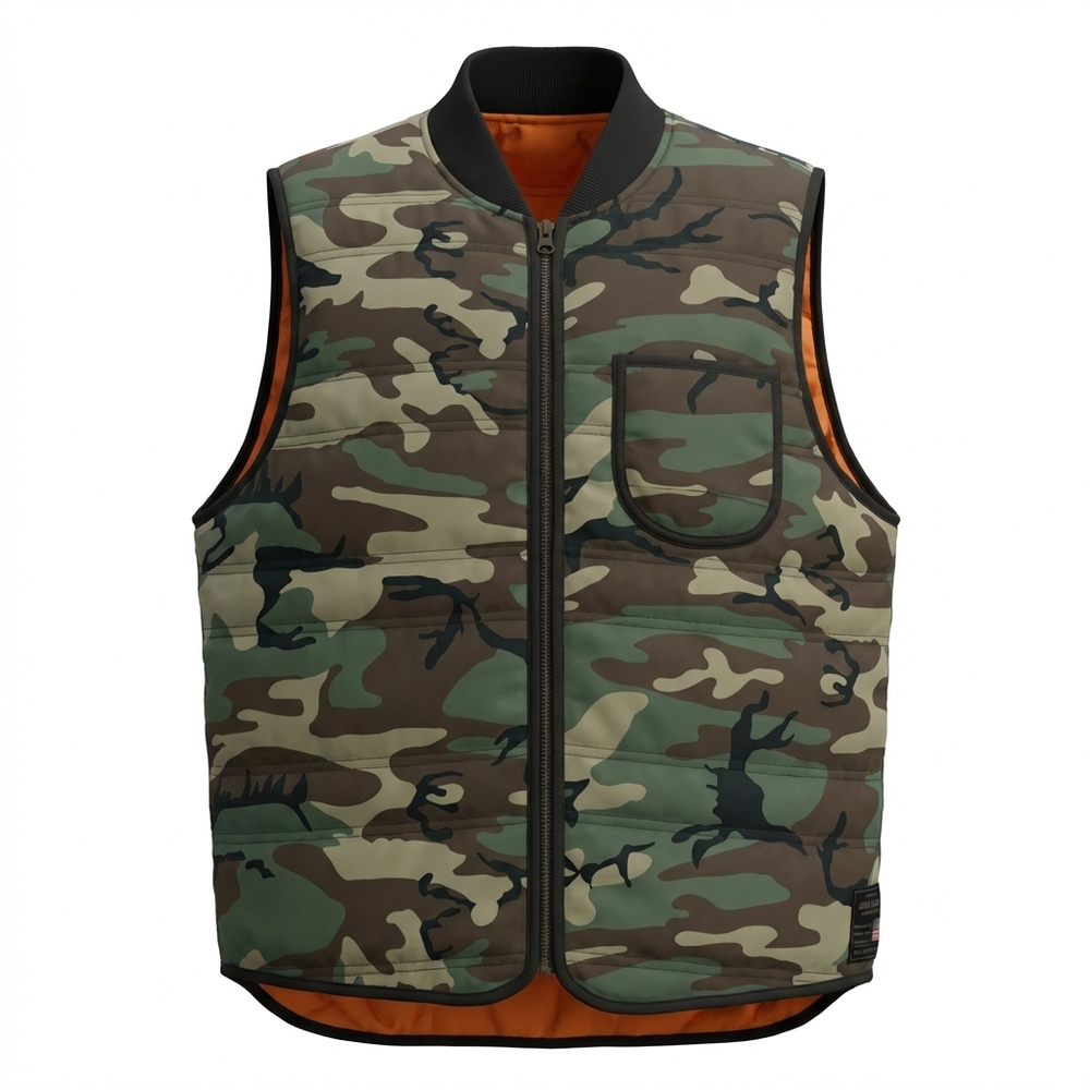 Polo Ralph Lauren Camo USA Flag Vest Size L